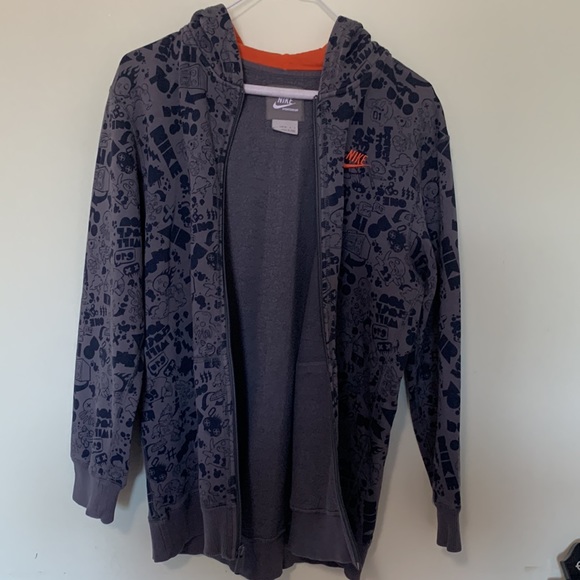 Nike All over Print hoodie. Size S/M - Picture 5 of 6